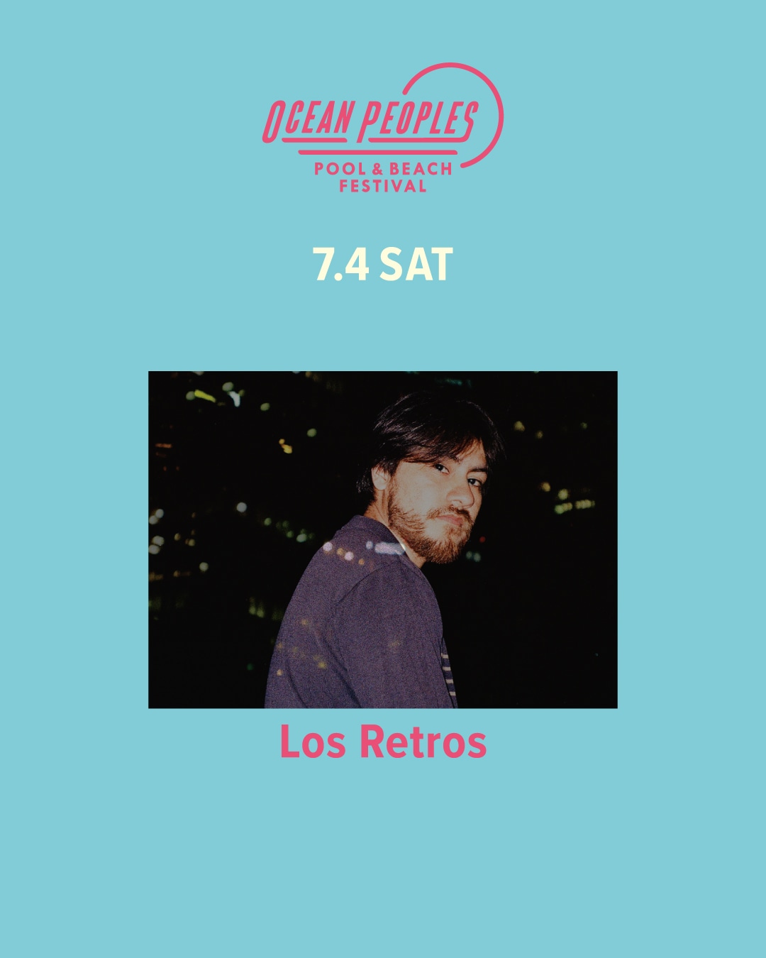 「OCEAN PEOPLES'26」7月4日公演に出演するLos Retros。