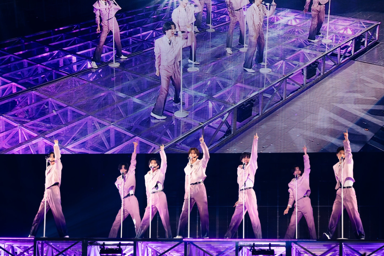 CLASS SEVEN。「to HEROes ～TOBE 3rd Super Live～」愛知公演より。