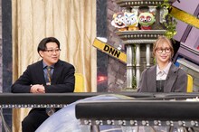 「全力！脱力タイムズ」より。左から、伊藤俊介（オズワルド）、仲川瑠夏（FRUITS ZIPPER）。