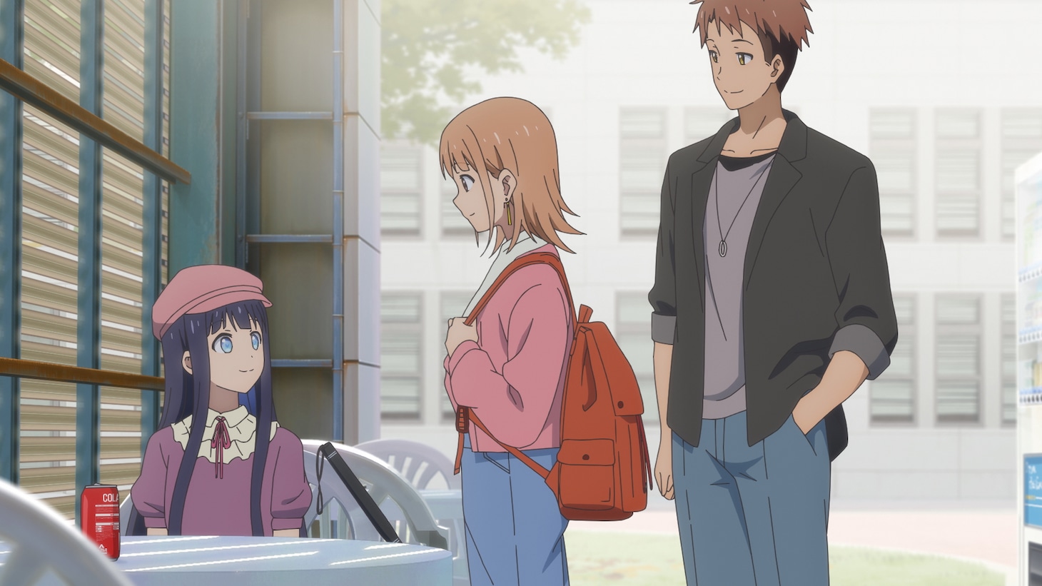 アニメ「透明な夜に駆ける君と、目に見えない恋をした。」PVのワンシーン。©︎志馬なにがし・SBクリエイティブ / かけ恋製作委員会