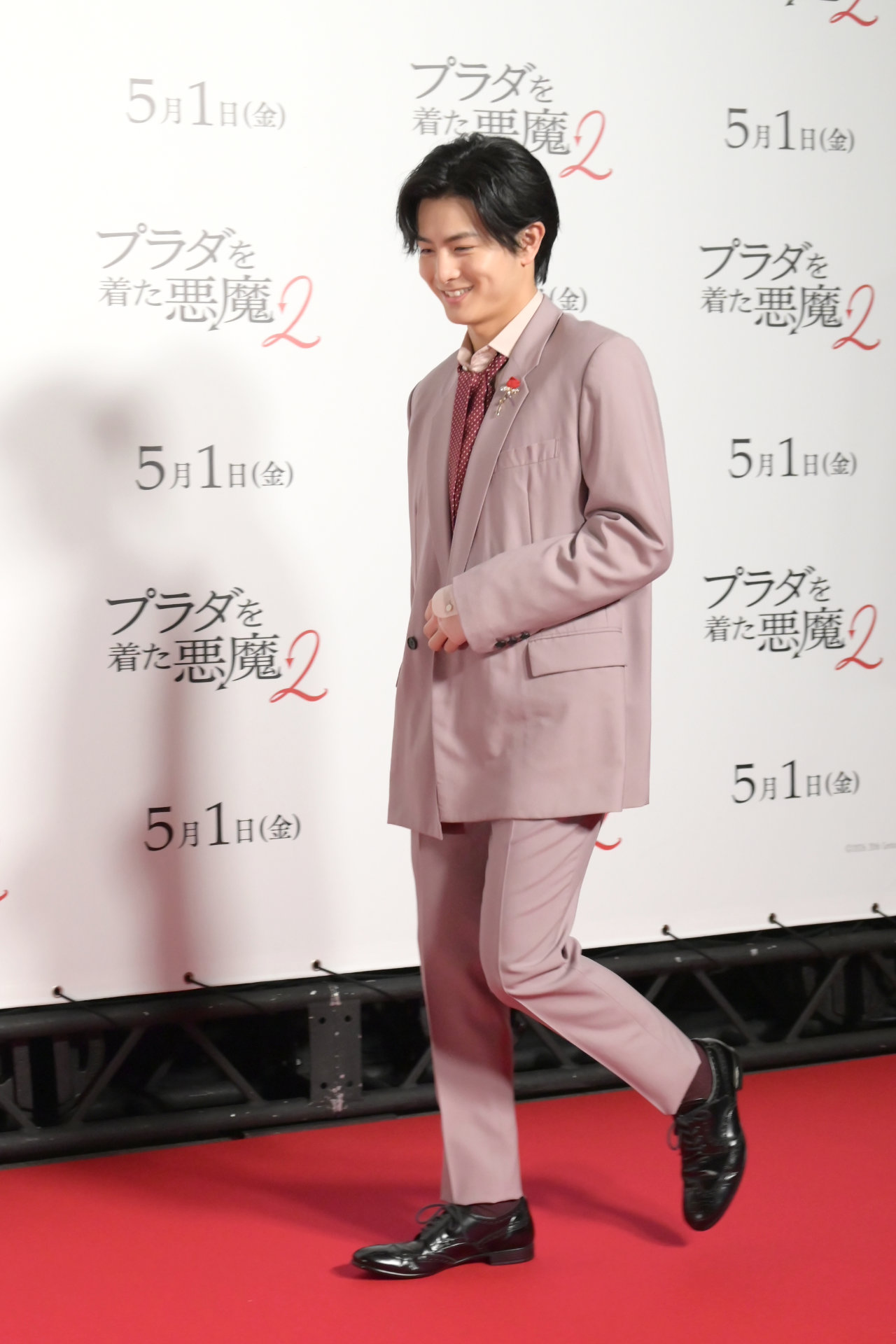 入場する柏木悠（超特急）。