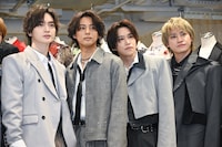 左から玉森裕太、藤ヶ谷太輔、千賀健永、二階堂高嗣。