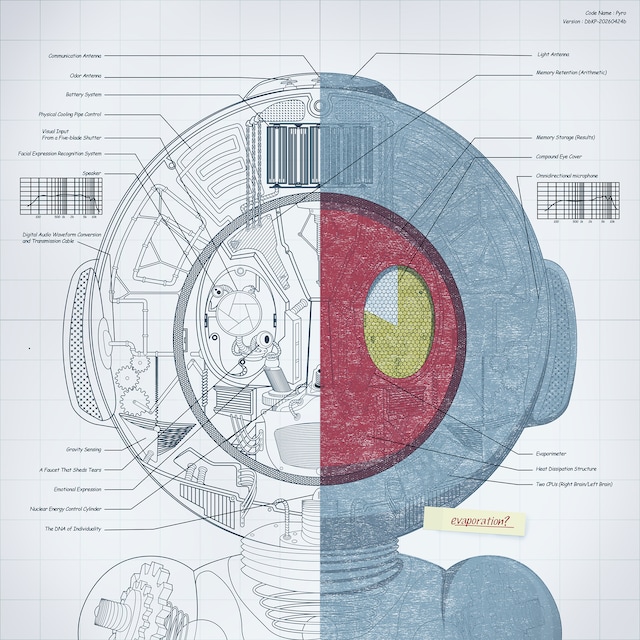 FUJIBASE「evaporation」配信ジャケット