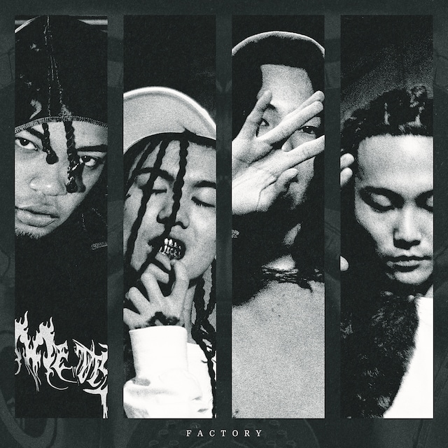 SICK ON PRAY, HARKA, lj, Hezron & MIKADO「FACTORY」配信ジャケット