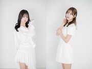 虹色の飛行少女の新メンバーである東莉央と内藤桃子。