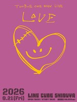 TOOBOE「ONE MAN LIVE 2026 "LOVE"」ビジュアル