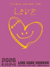 TOOBOE「ONE MAN LIVE 2026 "LOVE"」ビジュアル