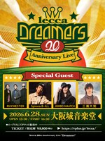 「lecca 20th Anniversary Live "Dreamers"」フライヤー