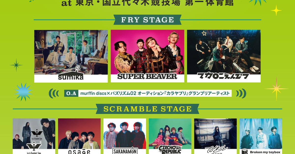 murffin discs設立20周年イベント全出演者発表