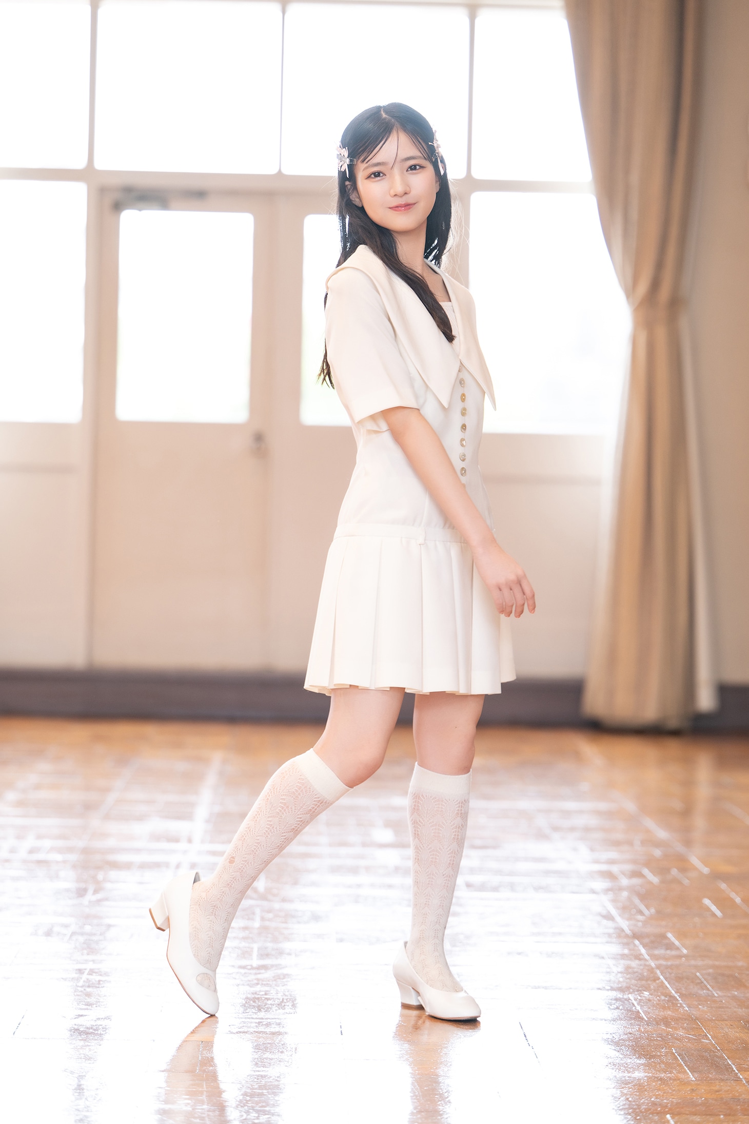 軽やかに踊る瀬戸口心月（乃木坂46）。