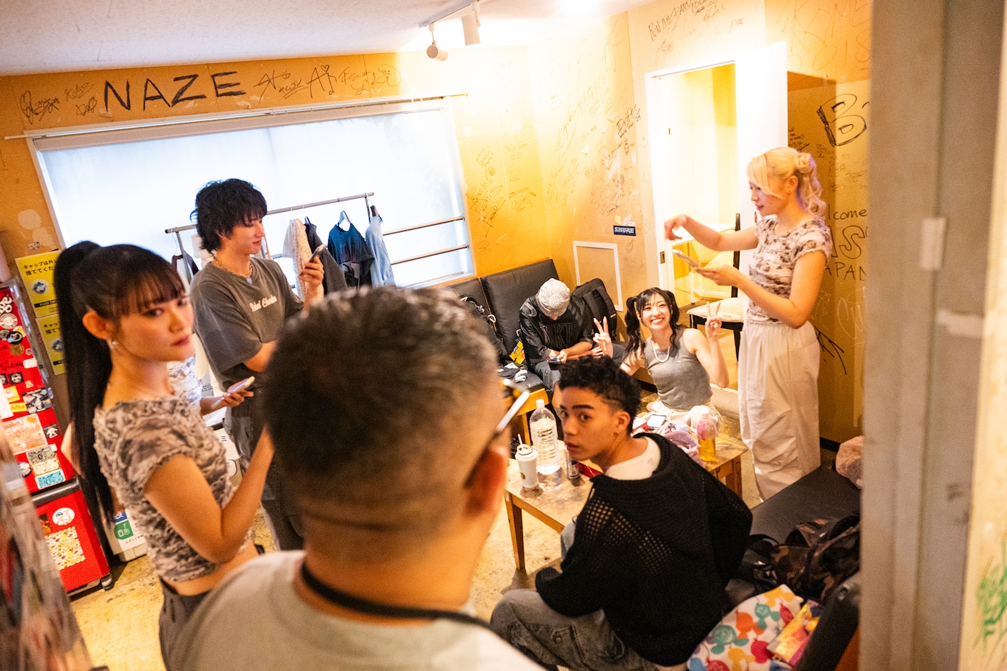 本番直前のlyrical school。