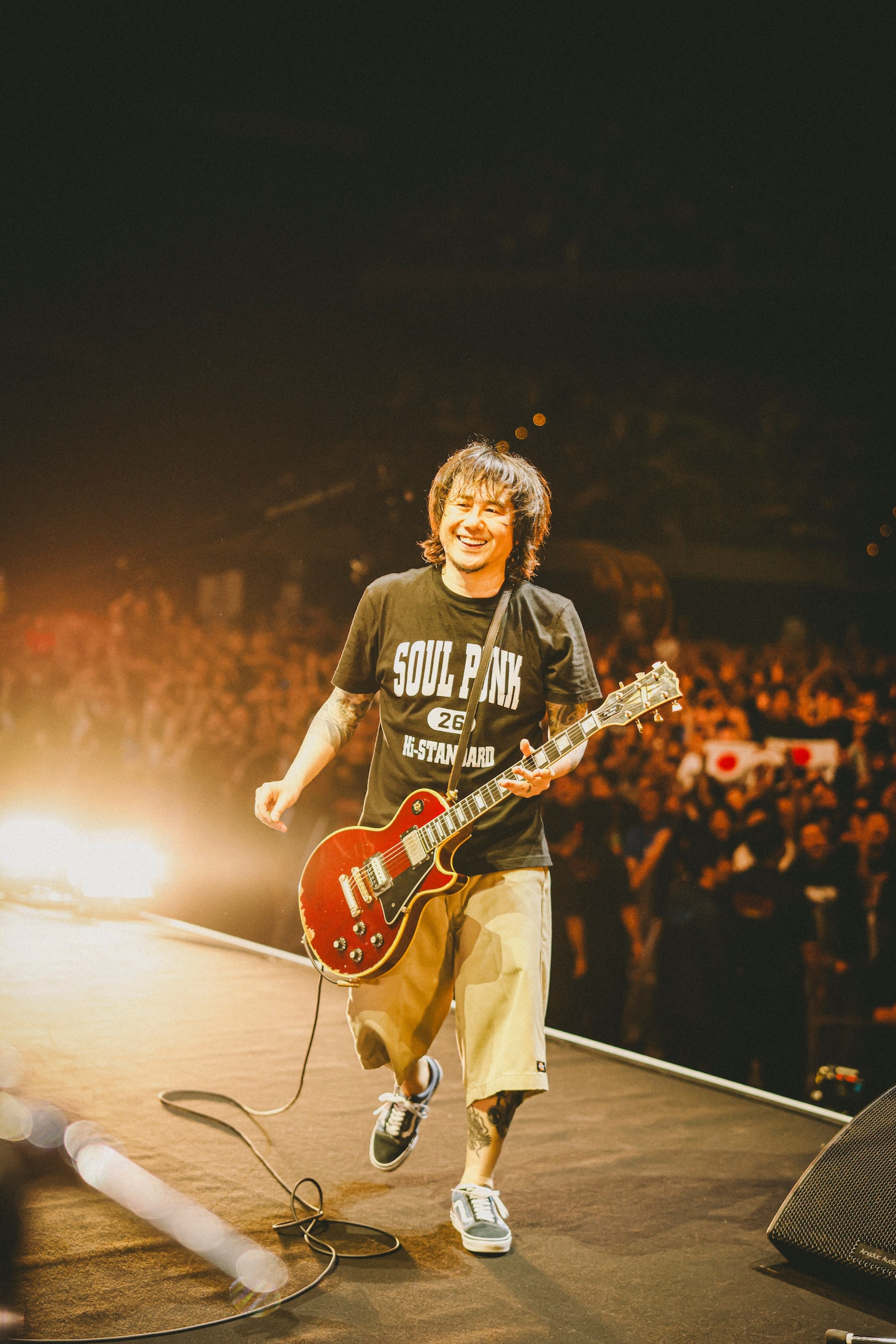 横山健（G, Vo / Hi-STANDARD）（撮影：西槇太一）