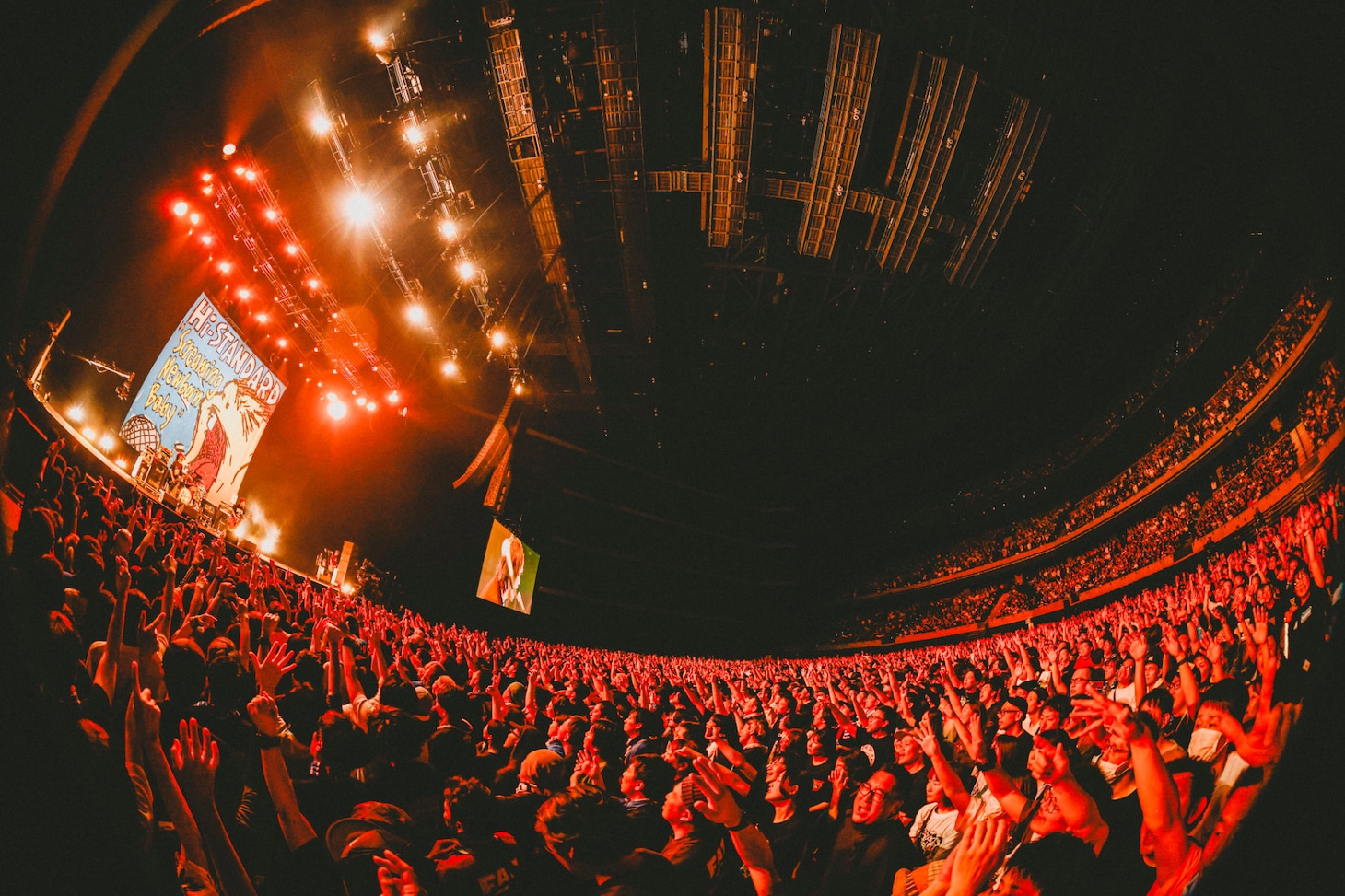 Hi-STANDARD「Screaming Newborn Baby」Kアリーナ横浜公演の様子。（撮影：西槇太一）