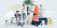timelesz×アディダス「CLIMACOOL」ビジュアル