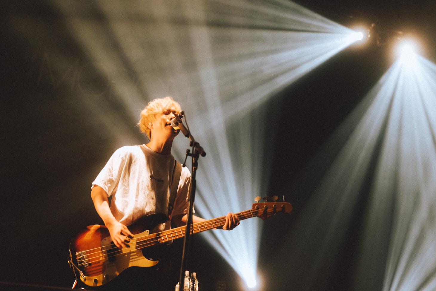 首藤義勝（B, Vo / the cabs）（Photo by Kazma Kobayashi）