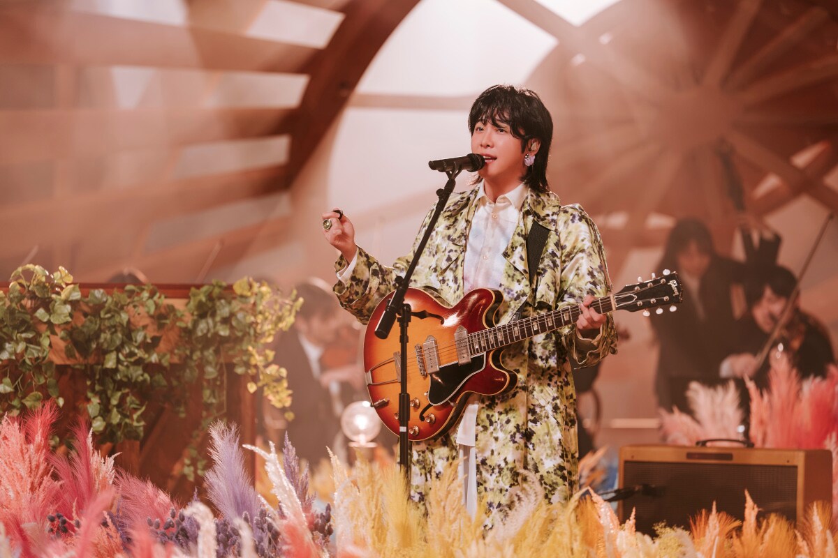テレビ×ミセス」4月27日放送回より、大森元貴（Vo, G）。©︎TBS [画像
