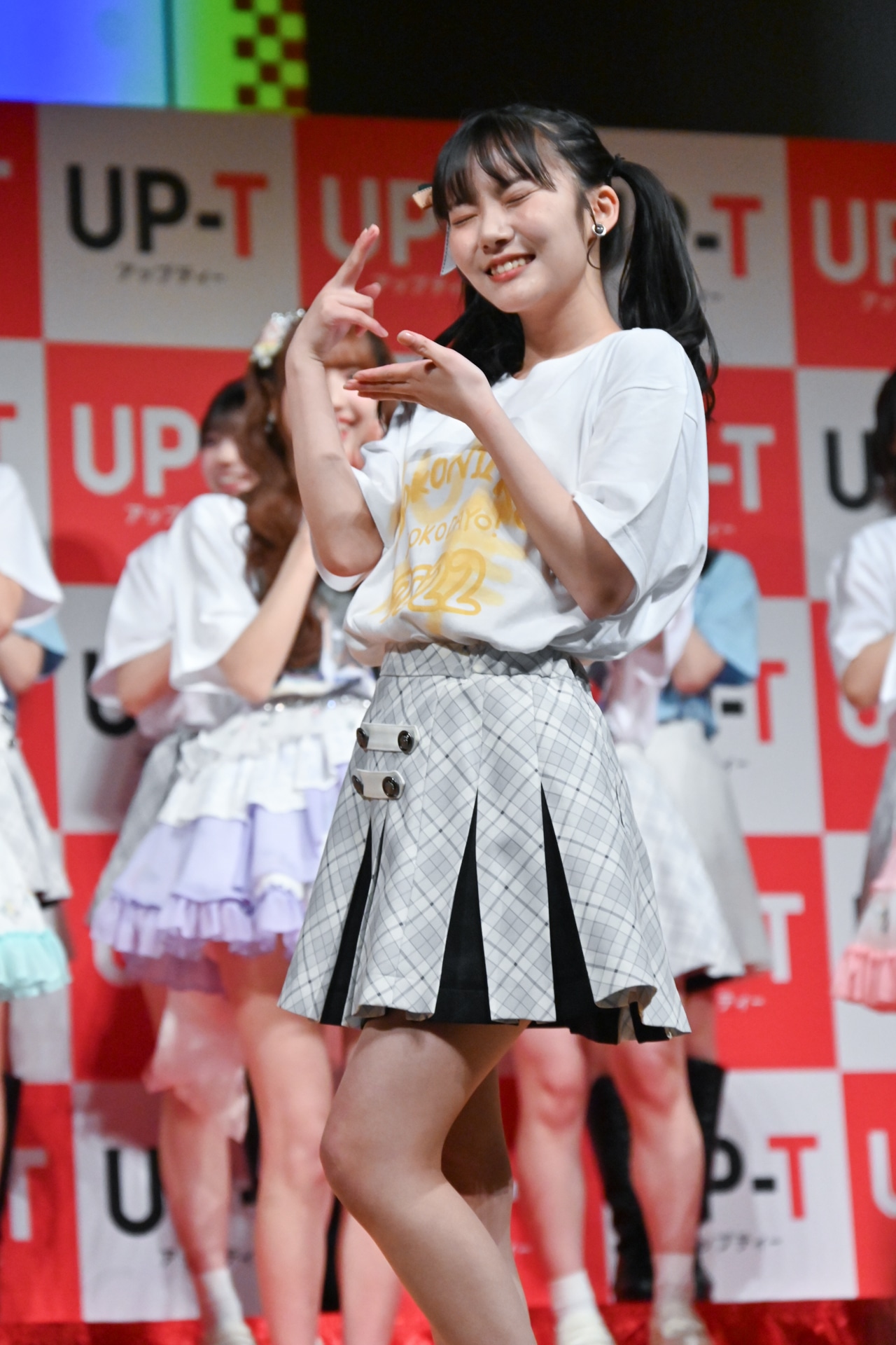 江口心々華のパフォーマンスの様子。博多ラーメンをダンスに取り入れた。