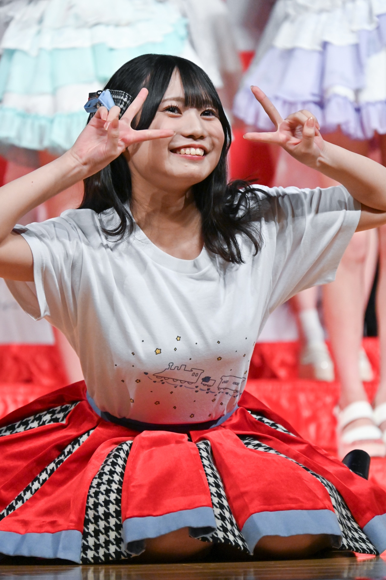 佐藤広花のパフォーマンスの様子。