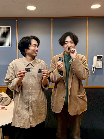 左から甫木元空（Bialystocks）、井手健介。