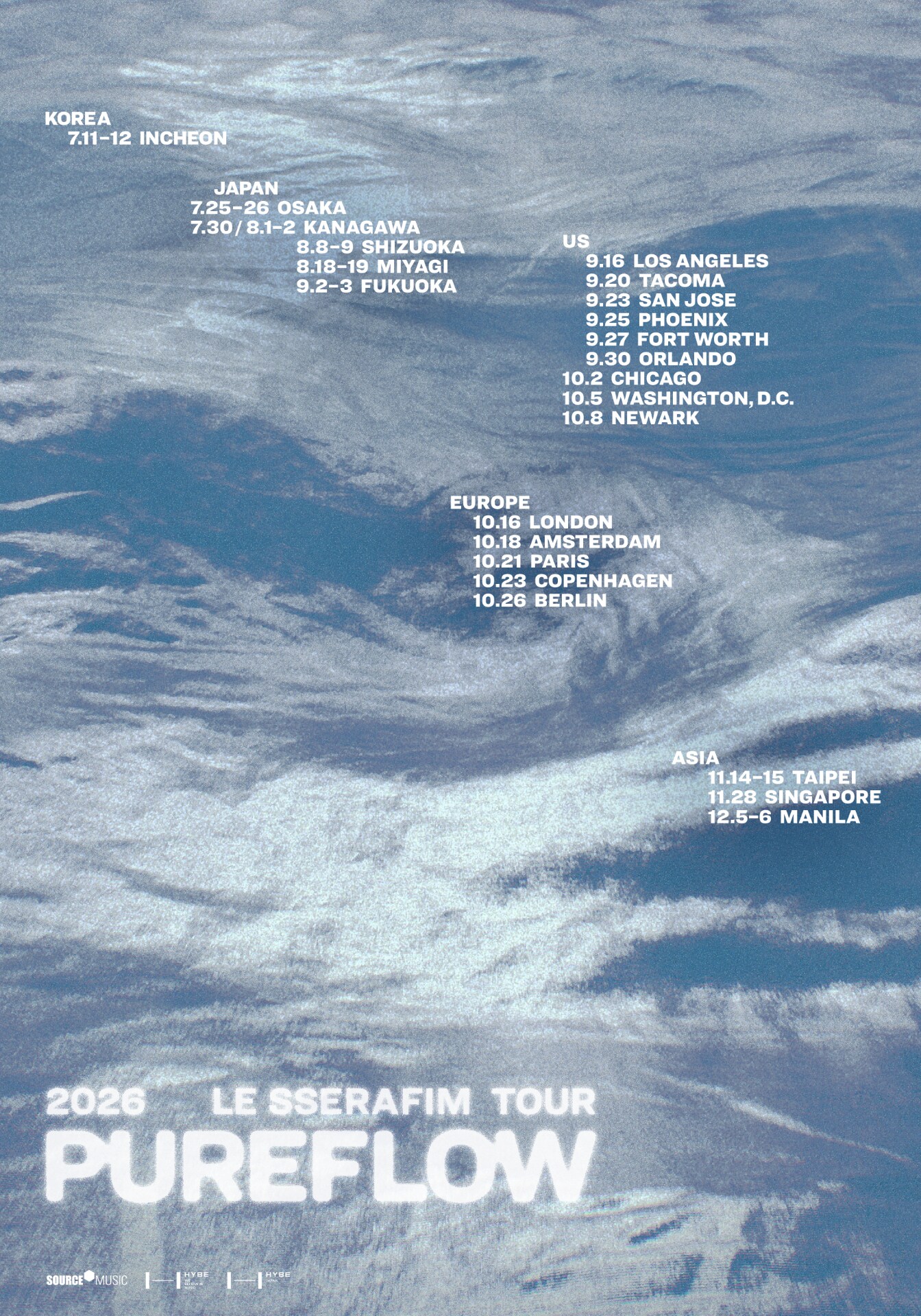 LE SSERAFIMが2度目のワールドツアー開催！日本は全11公演 - 音楽ナタリー