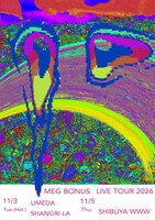 Meg Bonus「Meg Bonus LIVE TOUR 2026」キービジュアル