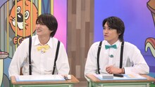 猪俣周杜（timelesz）と二階堂高嗣（Kis-My-Ft2）。©︎テレビ朝日