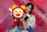 「めざましテレビ」の5月度マンスリーエンタメプレゼンターに就任したFRUITS ZIPPER真中まな。