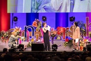 AAAデビュー20周年ファンミで宇野実彩子、與真司郎、末吉秀太が再会誓う　ライブの予定は「信じて待ってて」