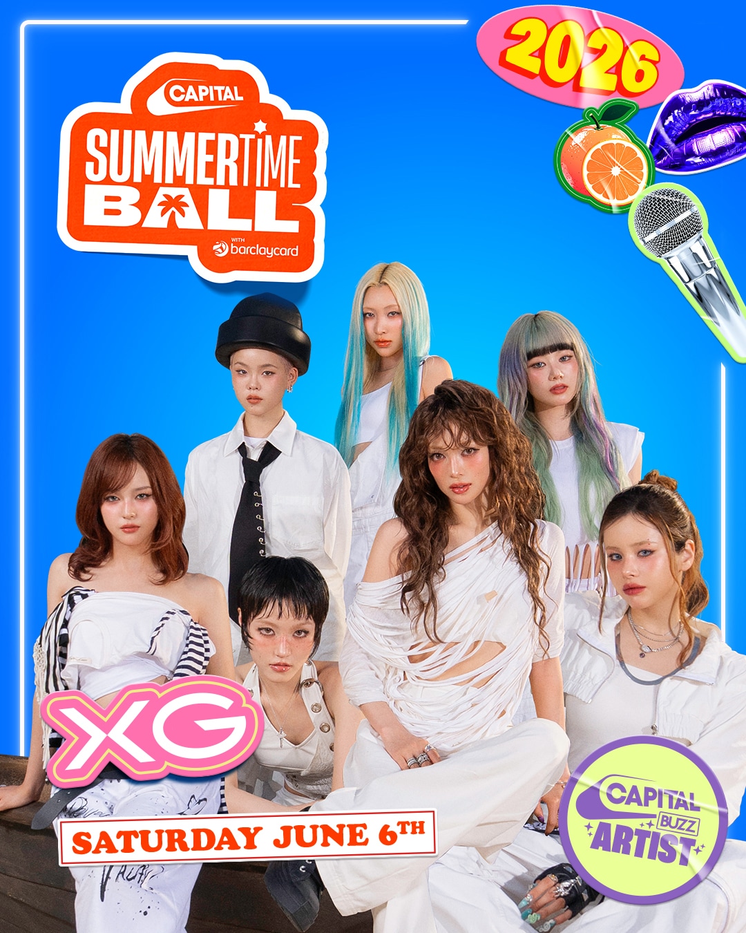 日本人初！XGが英ウェンブリー・スタジアムに立つ！「Capital's Summertime Ball」出演決定