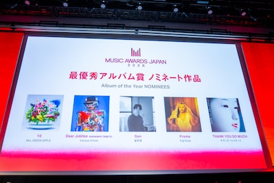 「MUSIC AWARDS JAPAN 2026」最優秀アルバム賞ノミネート一覧
