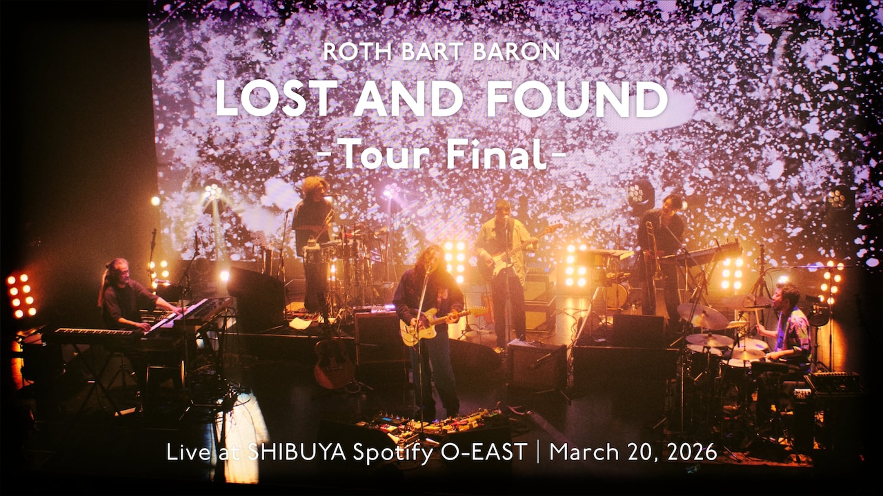 「ROTH BART BARON "LOST AND FOUND" TOUR」ファイナル公演のビジュアル。