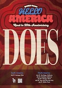 「DOES Tour - Road to 20th Anniversary - “HELLO AMERICA”」ビジュアル