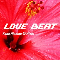 西野カナ feat. NiziU「LOVE BEAT」配信ジャケット