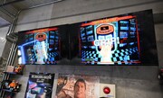 「PowerPay Challenge」と連動する店内モニター。