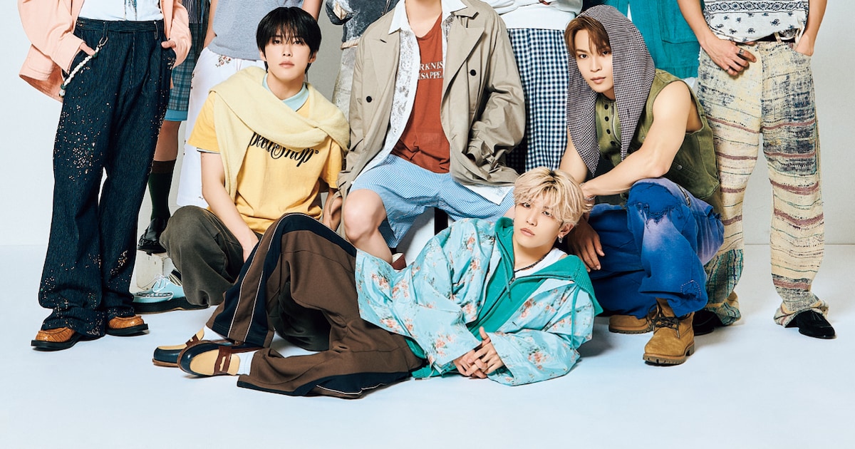 JO1×INIユニット・JI BLUEが「NYLON JAPAN」に登場、グループの垣根を越えたカット掲載