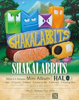 SHAKALABBITS「Mini Album『HALO』Release TOUR」フライヤー