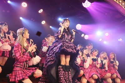 AKB48「向井地美音 卒業公演」の様子。©AKB48