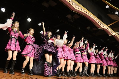 AKB48「向井地美音 卒業公演」の様子。©AKB48