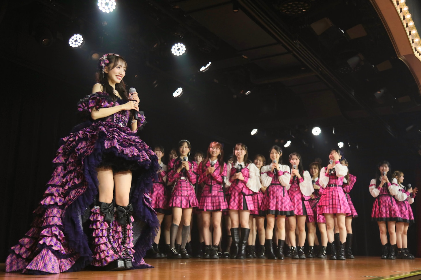 AKB48「向井地美音 卒業公演」の様子。©AKB48