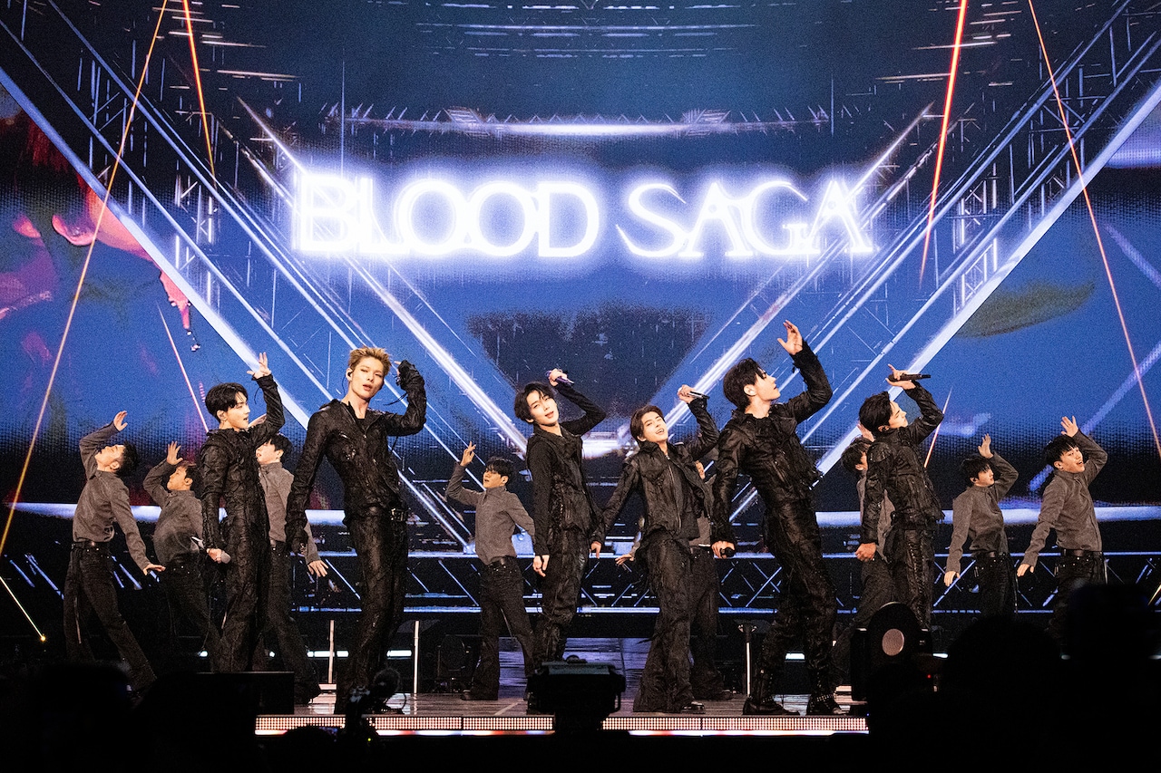 「ENHYPEN WORLD TOUR 'BLOOD SAGA' IN SEOUL」の様子。(P)&(C) BELIFT LAB Inc.