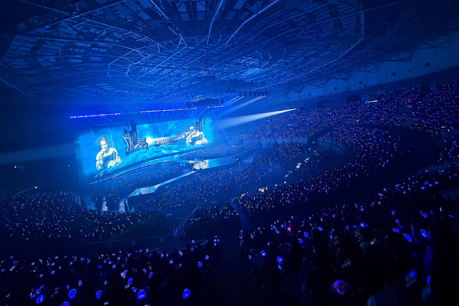 「ENHYPEN WORLD TOUR 'BLOOD SAGA' IN SEOUL」の様子。(P)&(C) BELIFT LAB Inc.
