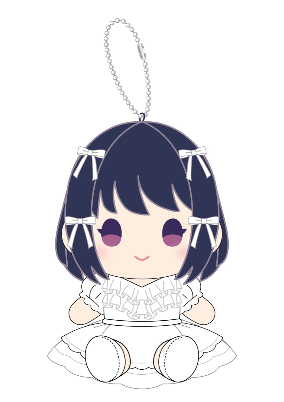 完全生産アニメイト限定セットに付属するぬいぐるみ「おすわりもちぼうちゃん」イメージ（表）。