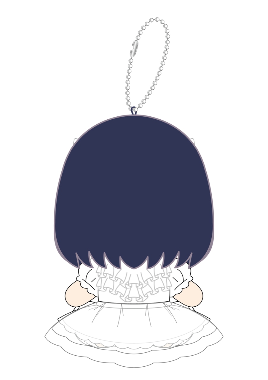 完全生産アニメイト限定セットに付属するぬいぐるみ「おすわりもちぼうちゃん」イメージ（裏）。