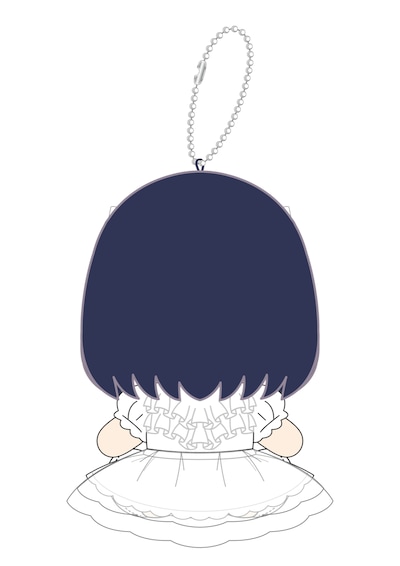 完全生産アニメイト限定セットに付属するぬいぐるみ「おすわりもちぼうちゃん」イメージ（裏）。
