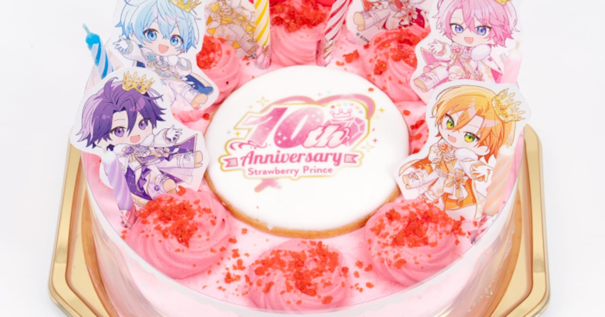 「すとぷり10周年アニバーサリーケーキ」500個の数量限定で発売、スイパラとタッグ