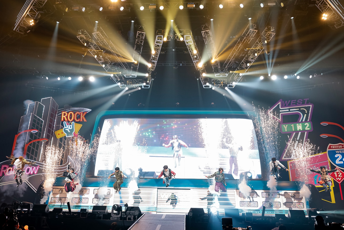 「WEST. LIVE TOUR 2026 唯一無二」5月5日の横浜アリーナ公演より。