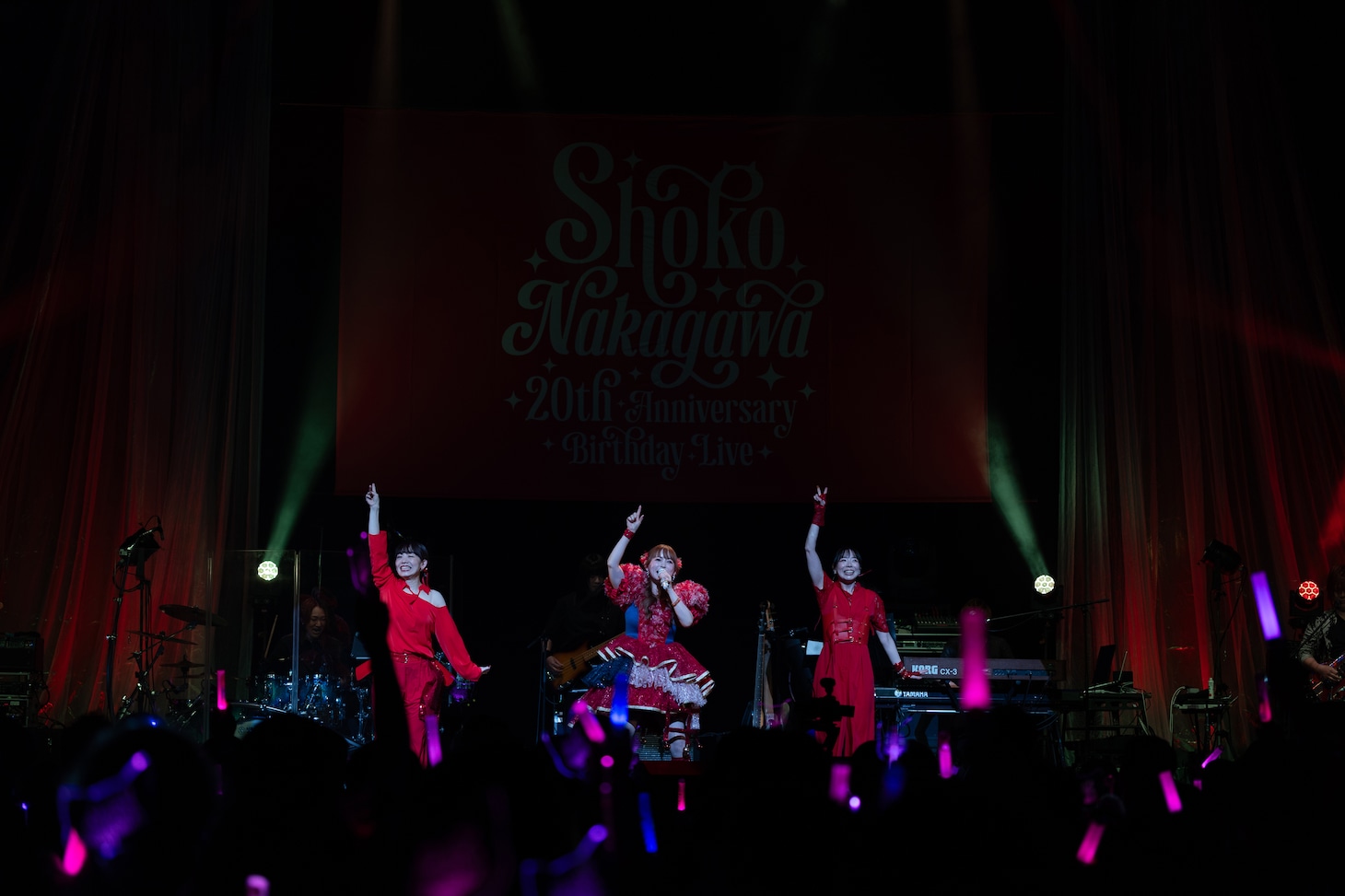 「中川翔子 20th Anniversary Birthday Live」昼公演の様子。（Photo by Ayumi Nagami）