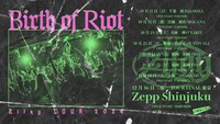 Zilqy Tour 2026「Birth of Riot」フライヤー（Photo by Hikaru）