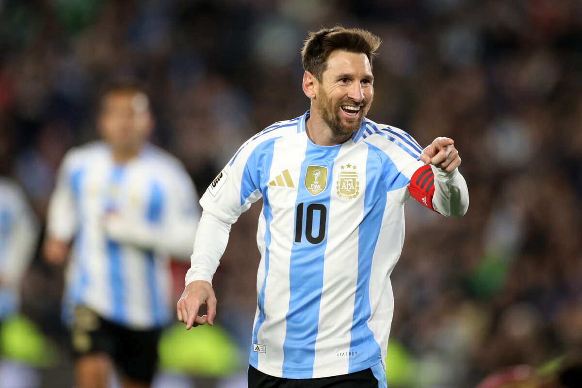アルゼンチン代表 リオネル・メッシ（写真提供：新華社、アフロ 