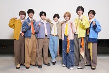 「1億2000万人のありがとう 歌の感謝祭」より、なにわ男子。©日本テレビ